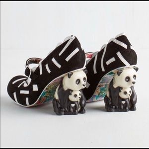 Irregular Choice BNIB Yang Guang Panda Heels